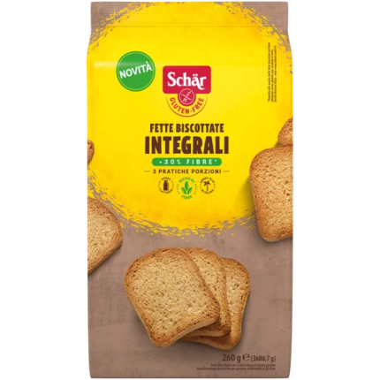 Fette biscottate integrali Schar