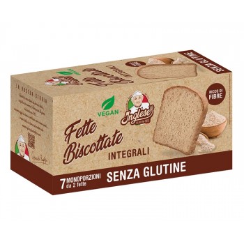 Inglese fette biscottate integrali senza glutine