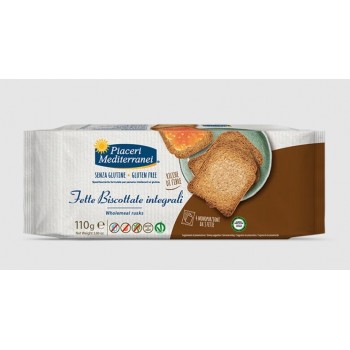 Piaceri Mediterranei fette biscottate integrali senza glutine