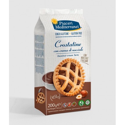 Piaceri Mediterranei crostatine con crema di nocciole