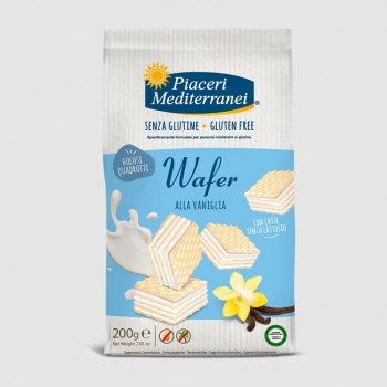 Piaceri Mediterranei wafer alla vaniglia quadrati